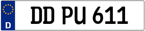 Truck License Plate